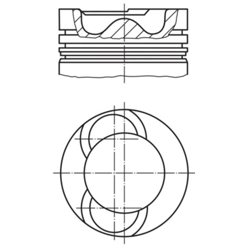 MAHLE 028 19 02 stūmoklis