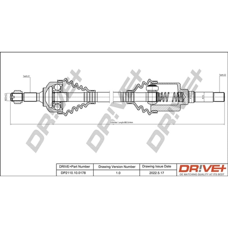 DRVE pusašis DP2110.10.0178