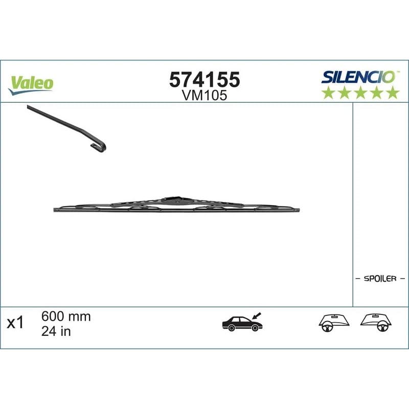 VALEO valytuvai 574155