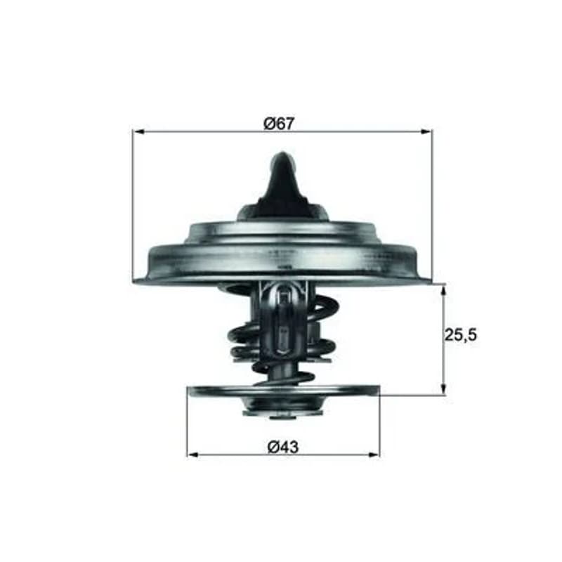 MAHLE TX 18 87D termostatas, aušinimo skystis