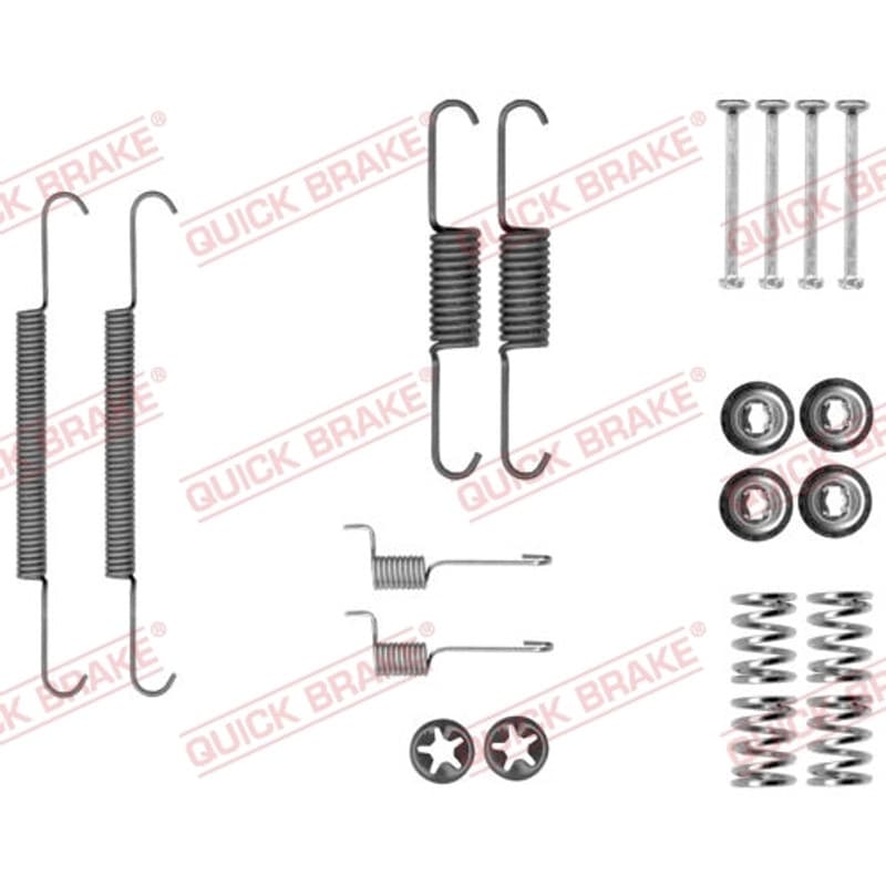 QUICKBRAKE priedų komplektas, stovėjimo stabdžių trinkelės 105-0037