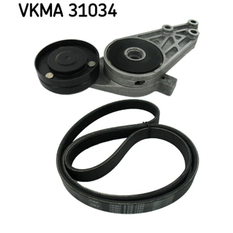 SKF VKMA 31034 V formos rumbuotas diržas, komplektas
