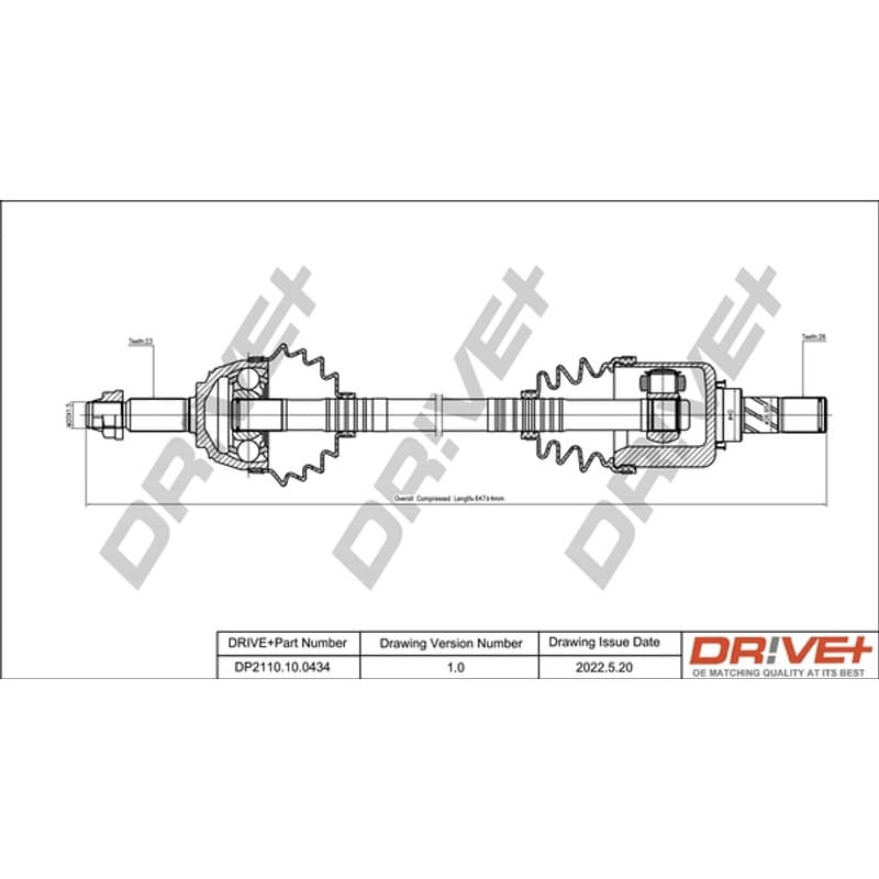 DRVE pusašis DP2110.10.0434