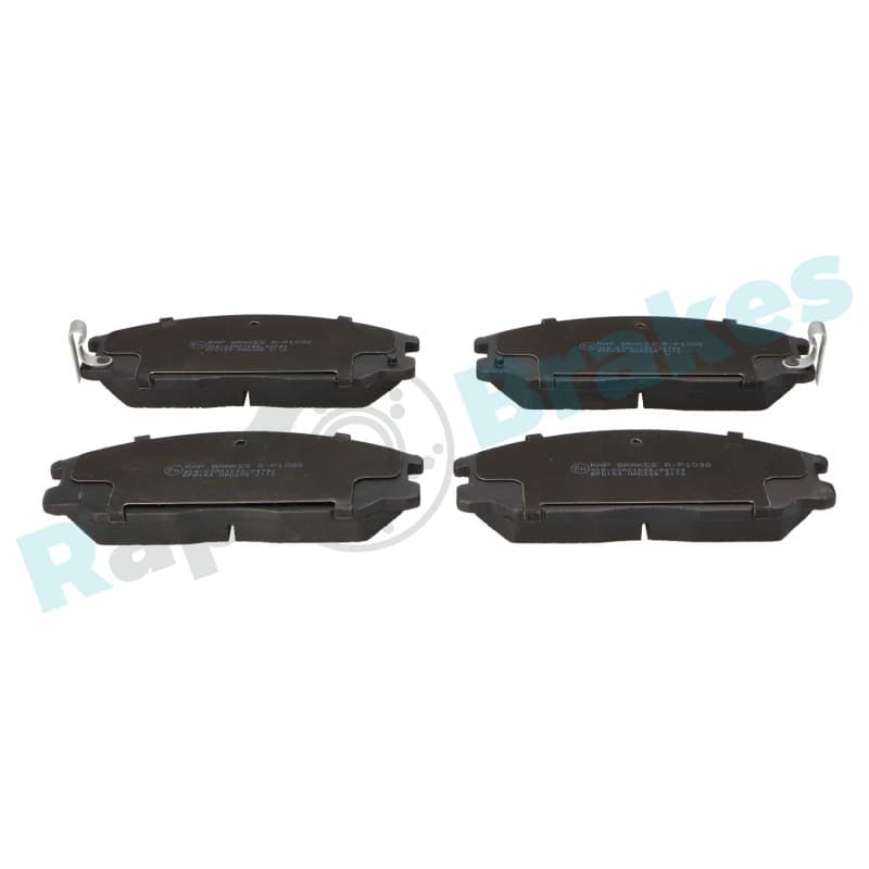 RAPBRAKES stabdžių trinkelių rinkinys, diskinis stabdys R-P1096