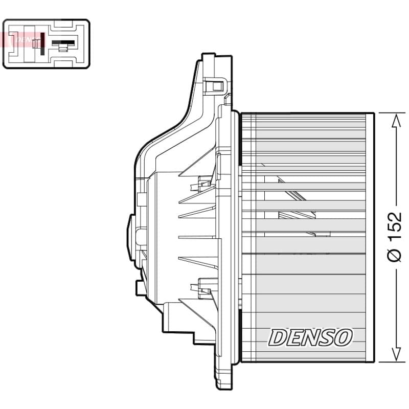 DENSO vidaus pūtiklis DEA41015
