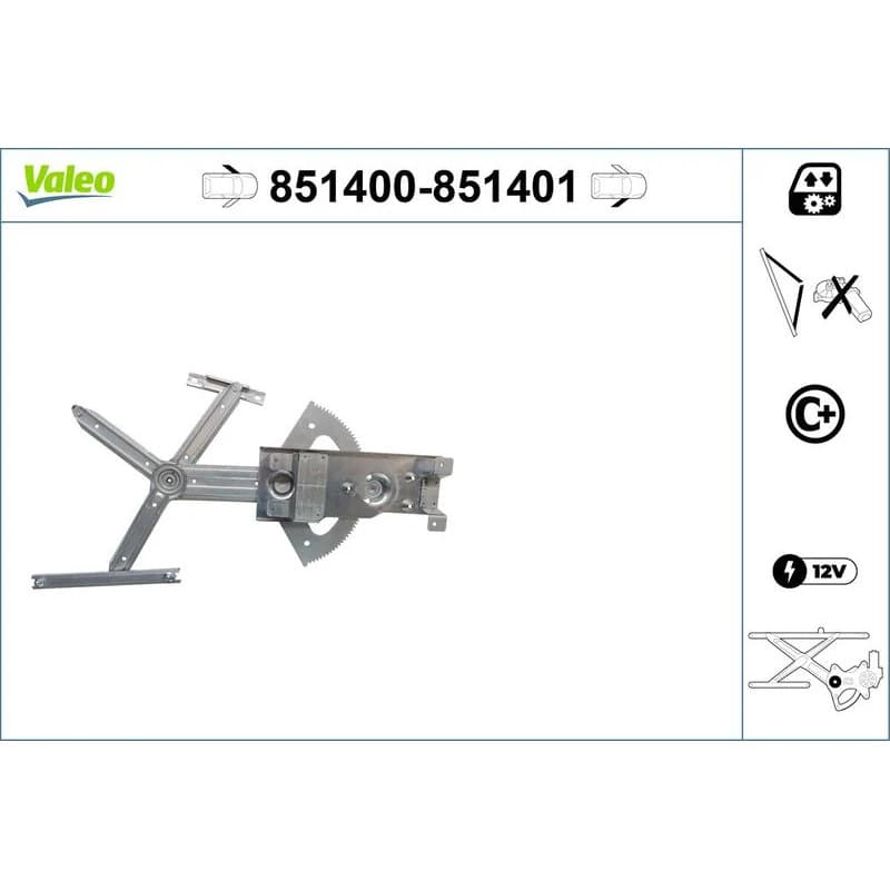 VALEO lango pakėliklis 851400