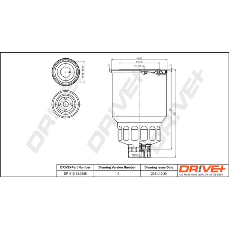 DRVE kuro filtras DP1110.13.0158