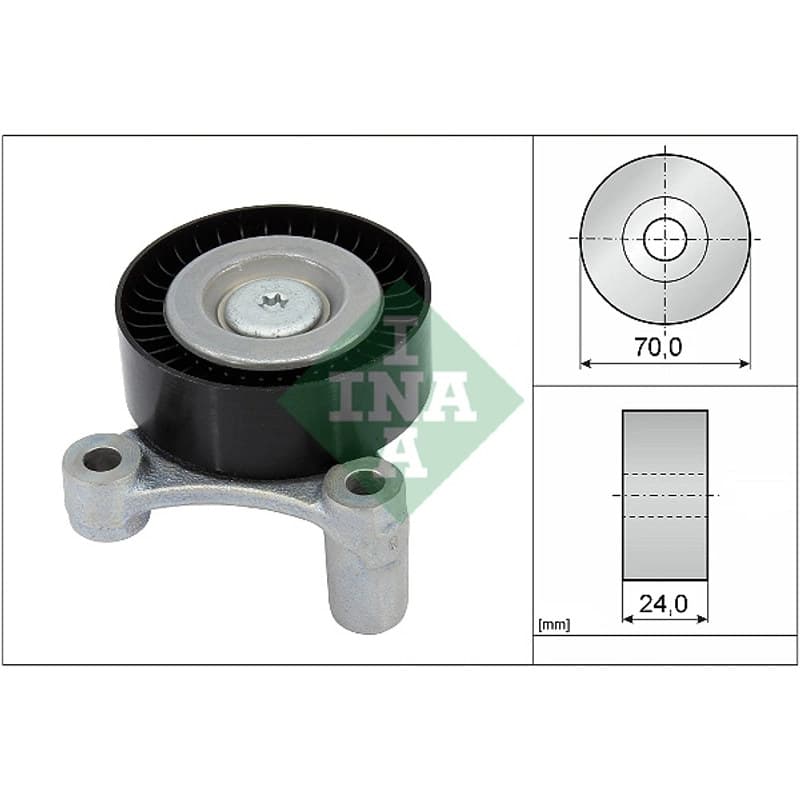 SCHAEFFLERINA kreipiantysis skriemulys, V formos rumbuotas diržas 532 1002 10