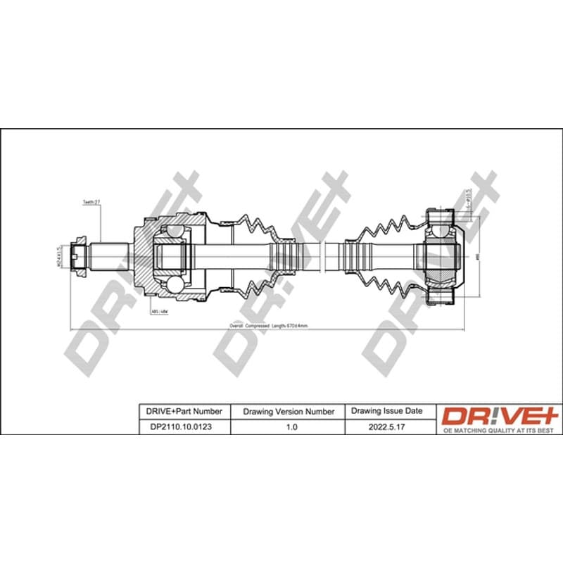 DRVE pusašis DP2110.10.0123