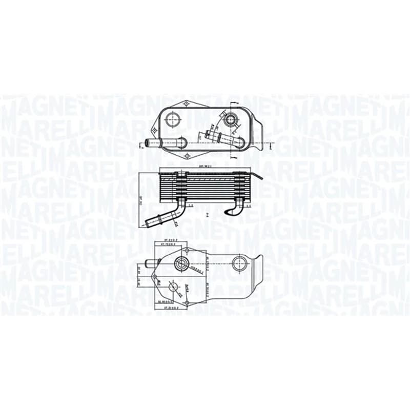 MAGNETIMARELLI alyvos aušintuvas, variklio alyva 350300004800