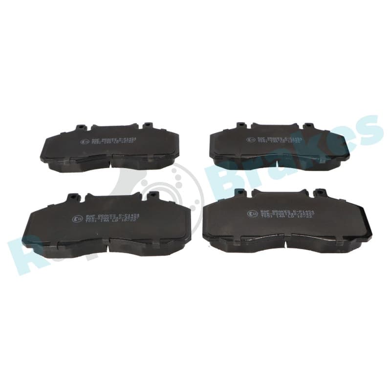 RAPBRAKES stabdžių trinkelių rinkinys, diskinis stabdys R-P1454