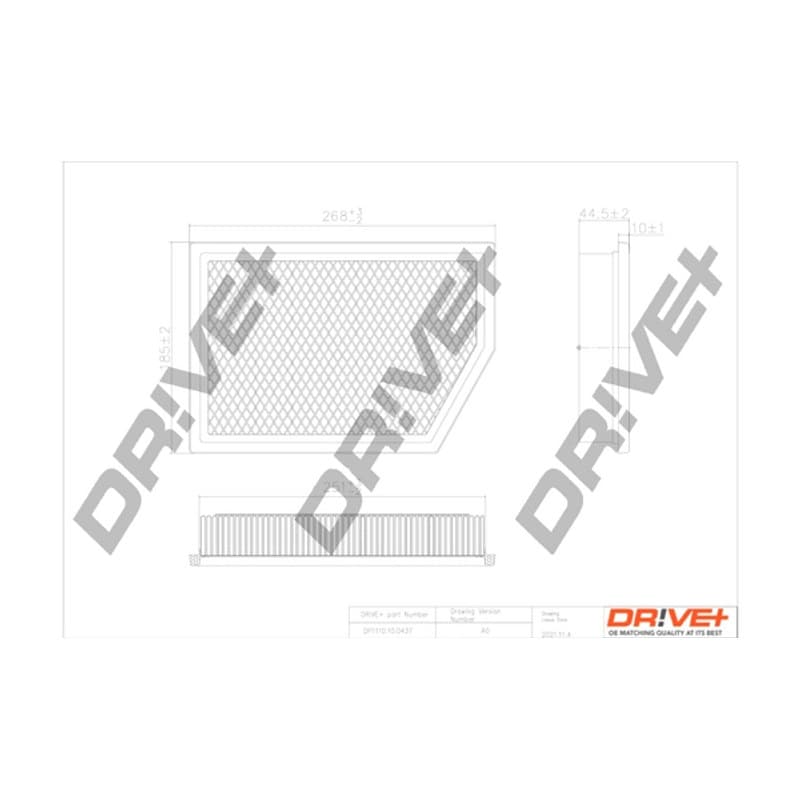 DRVE oro filtras DP1110.10.0437
