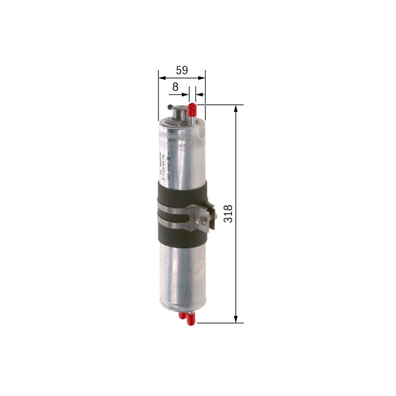 BOSCH F 026 403 766 kuro filtras