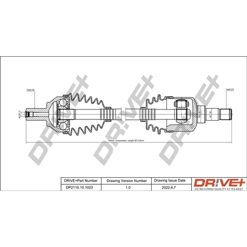 DRVE pusašis DP2110.10.1023