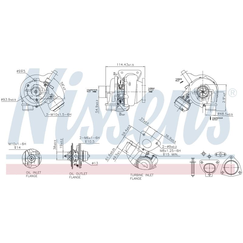 NISSENS kompresorius, įkrovimo sistema 93159