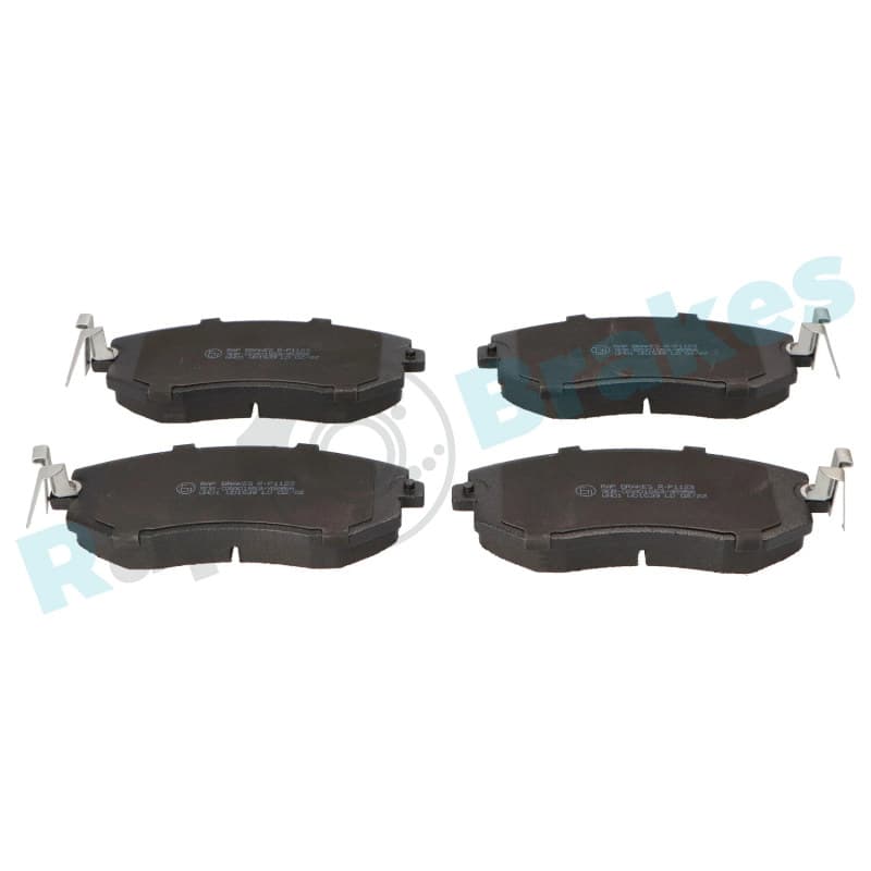 RAPBRAKES stabdžių trinkelių rinkinys, diskinis stabdys R-P1123