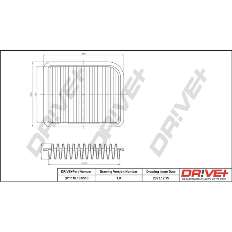 DRVE oro filtras DP1110.10.0510