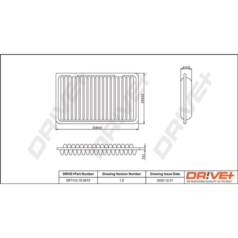 DRVE oro filtras DP1110.10.0572