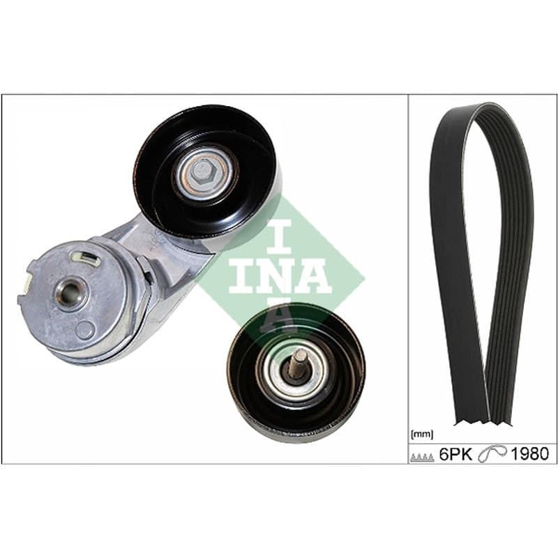 SCHAEFFLERINA V formos rumbuotas diržas, komplektas 529 0331 10
