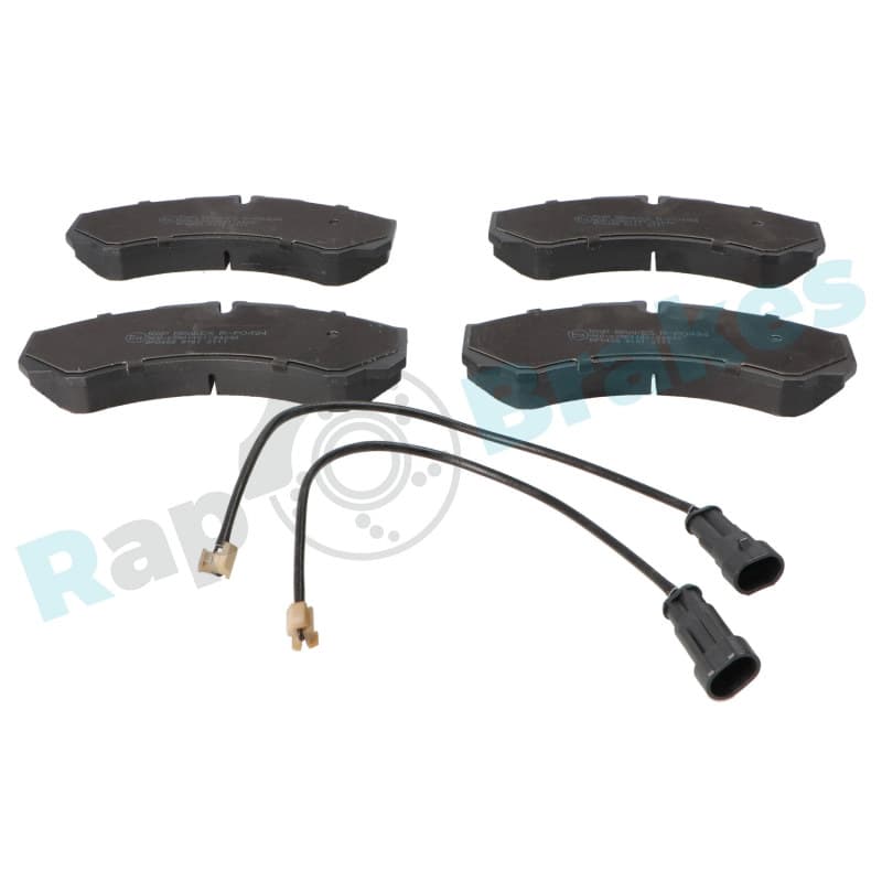 RAPBRAKES stabdžių trinkelių rinkinys, diskinis stabdys R-P0494