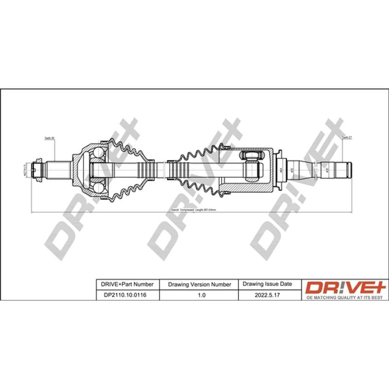 DRVE pusašis DP2110.10.0116