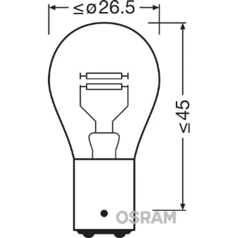 OSRAM lemputė, indikatorius 7240