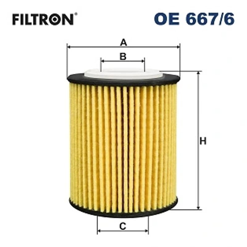 FILTRON alyvos filtras OE 667/6