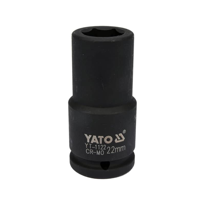 YATO Šešiakampė ilgoji smūginė galvutė 3/4'' 22 mm YT-1122