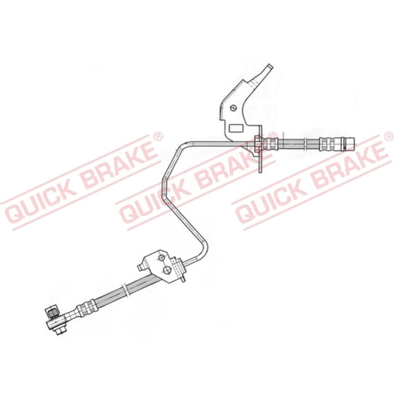 QUICKBRAKE stabdžių žarnelė 59.960X