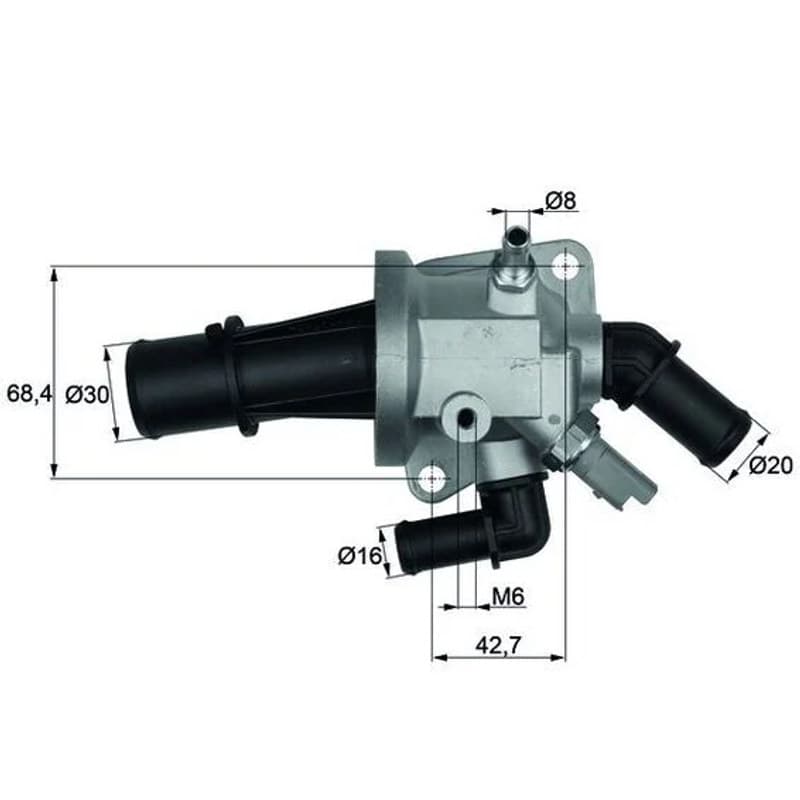 MAHLE TI 153 88 termostatas, aušinimo skystis