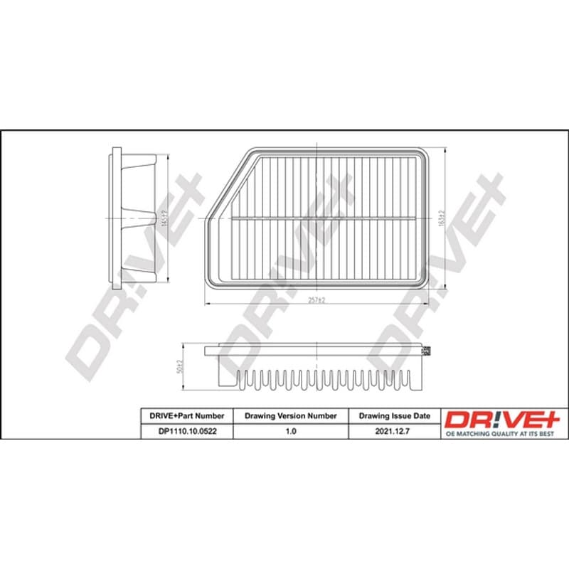 DRVE oro filtras DP1110.10.0522
