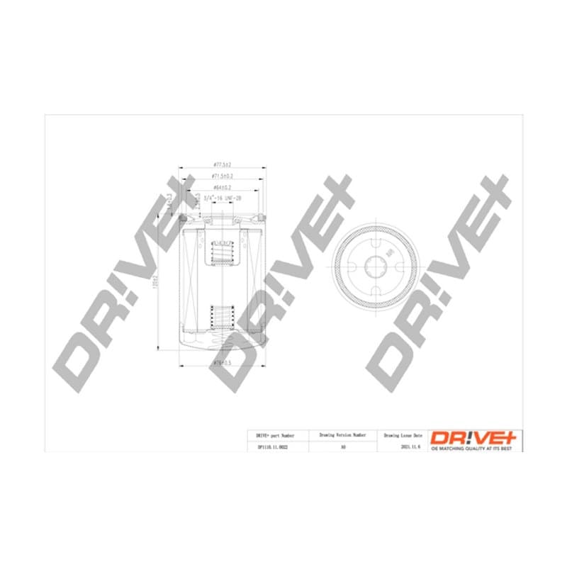 DRVE alyvos filtras DP1110.11.0022