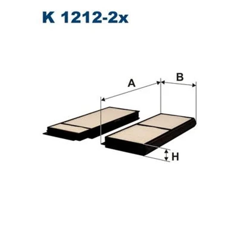 FILTRON Filtras, salono oras K 1212-2x