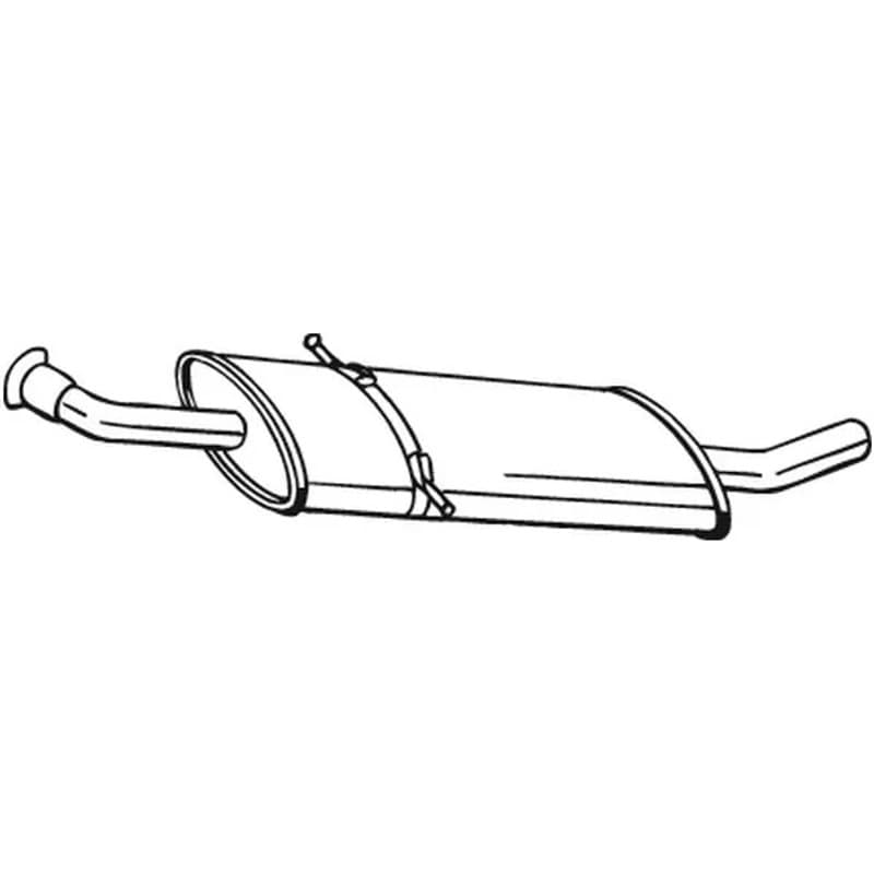 BOSAL vidurinis duslintuvas 175-017
