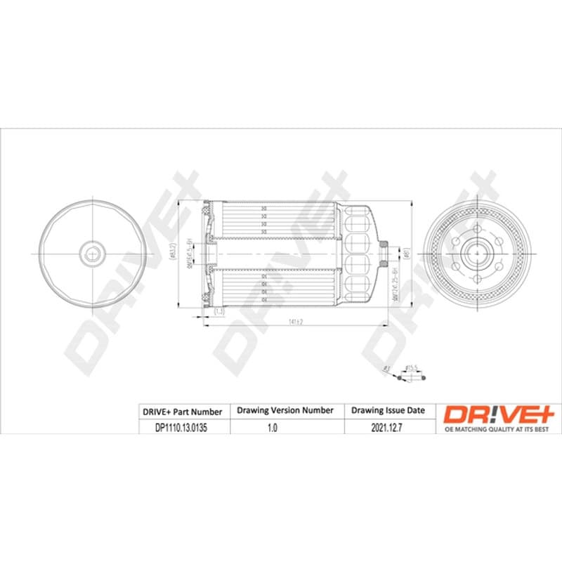 DRVE kuro filtras DP1110.13.0135
