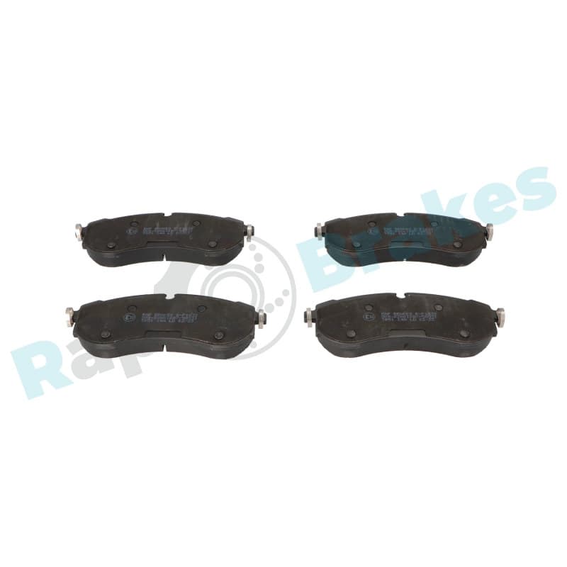 RAPBRAKES stabdžių trinkelių rinkinys, diskinis stabdys R-P1632