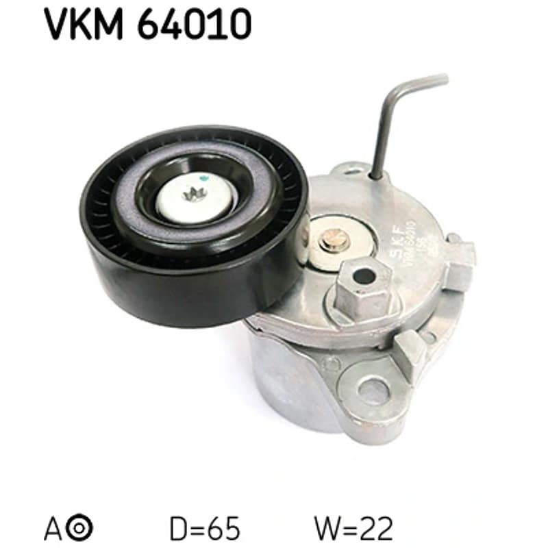SKF VKM 64010 diržo įtempiklis, V formos rumbuotas diržas