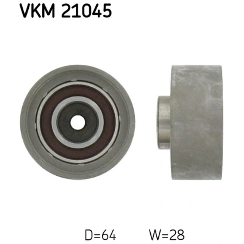 SKF VKM 21045 kreipiantysis skriemulys, paskirstymo diržas