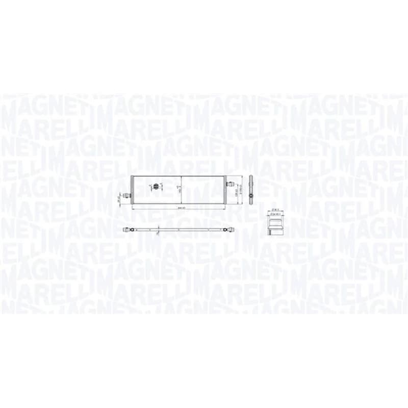 MAGNETIMARELLI radiatorius, variklio aušinimas 350213217100