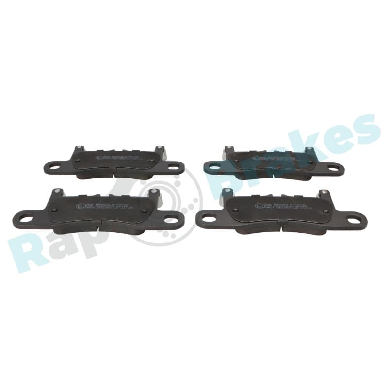 RAPBRAKES stabdžių trinkelių rinkinys, diskinis stabdys R-P0735