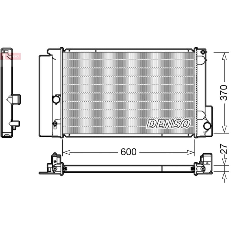 DENSO radiatorius, variklio aušinimas DRM50087