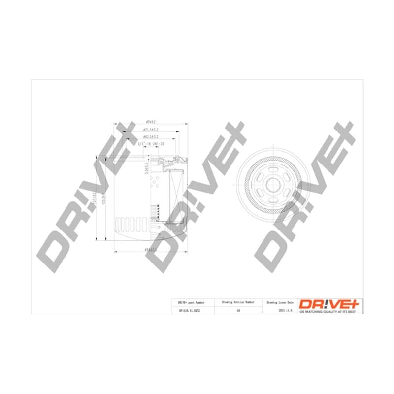 DRVE alyvos filtras DP1110.11.0272