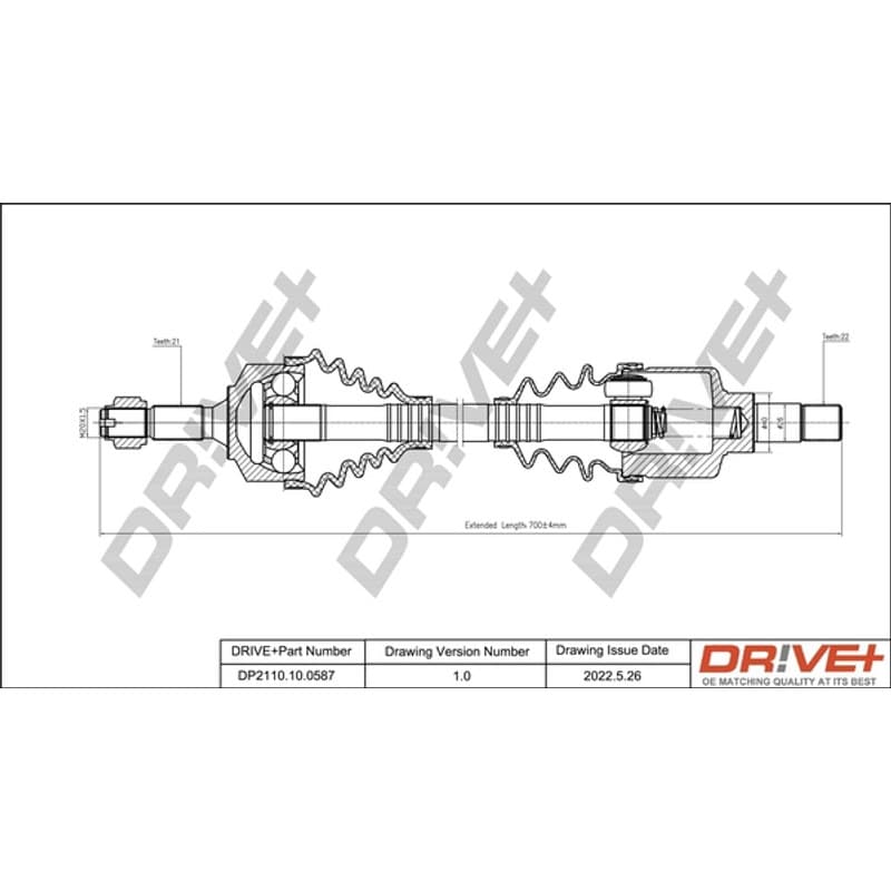 DRVE pusašis DP2110.10.0587
