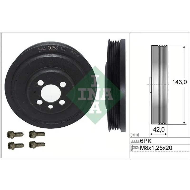 SCHAEFFLERINA alkūninio veleno skriemulių rinkinys 544 0083 20
