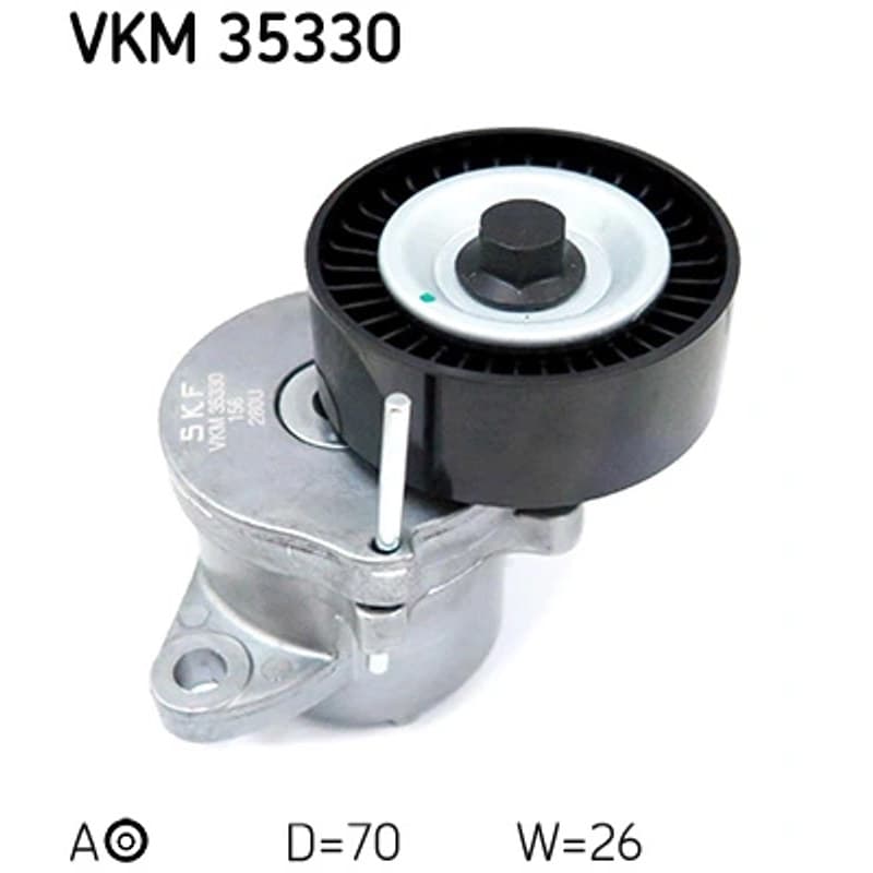SKF VKM 35330 diržo įtempiklis, V formos rumbuotas diržas