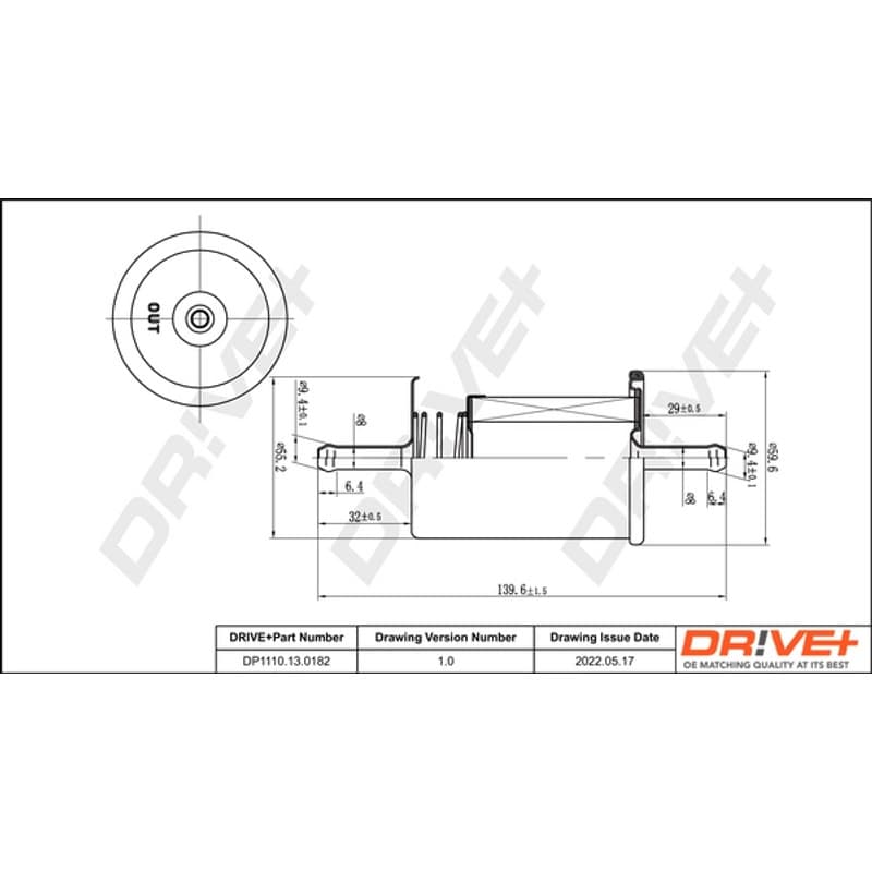 DRVE kuro filtras DP1110.13.0182