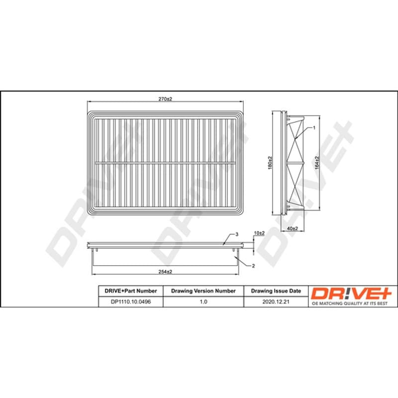 DRVE oro filtras DP1110.10.0496