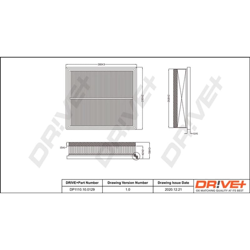 DRVE oro filtras DP1110.10.0129