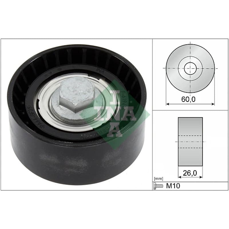 SCHAEFFLERINA kreipiantysis skriemulys, V formos rumbuotas diržas 532 0868 10