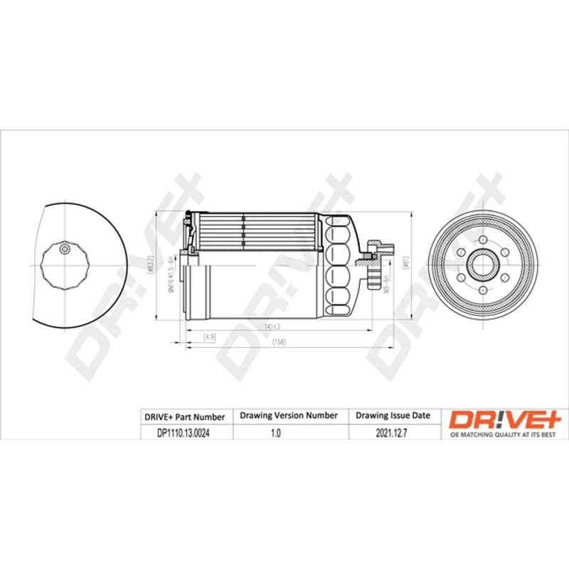DRVE kuro filtras DP1110.13.0024